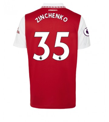 Arsenal Oleksandr Zinchenko #35 Hjemmedrakt 2022-23 Kortermet
